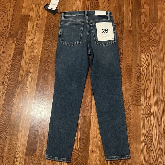 Re/Done Women’s Mid 90’s High Rise Ankle Crop Jeans Size 26 - Picture 4 of 10
